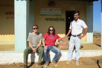Scientists in Dhagewadi village in India image courtesy of J Sarnaik